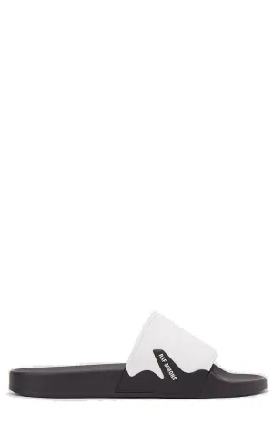 Raf Simons Logo Detailed Slide Sandals