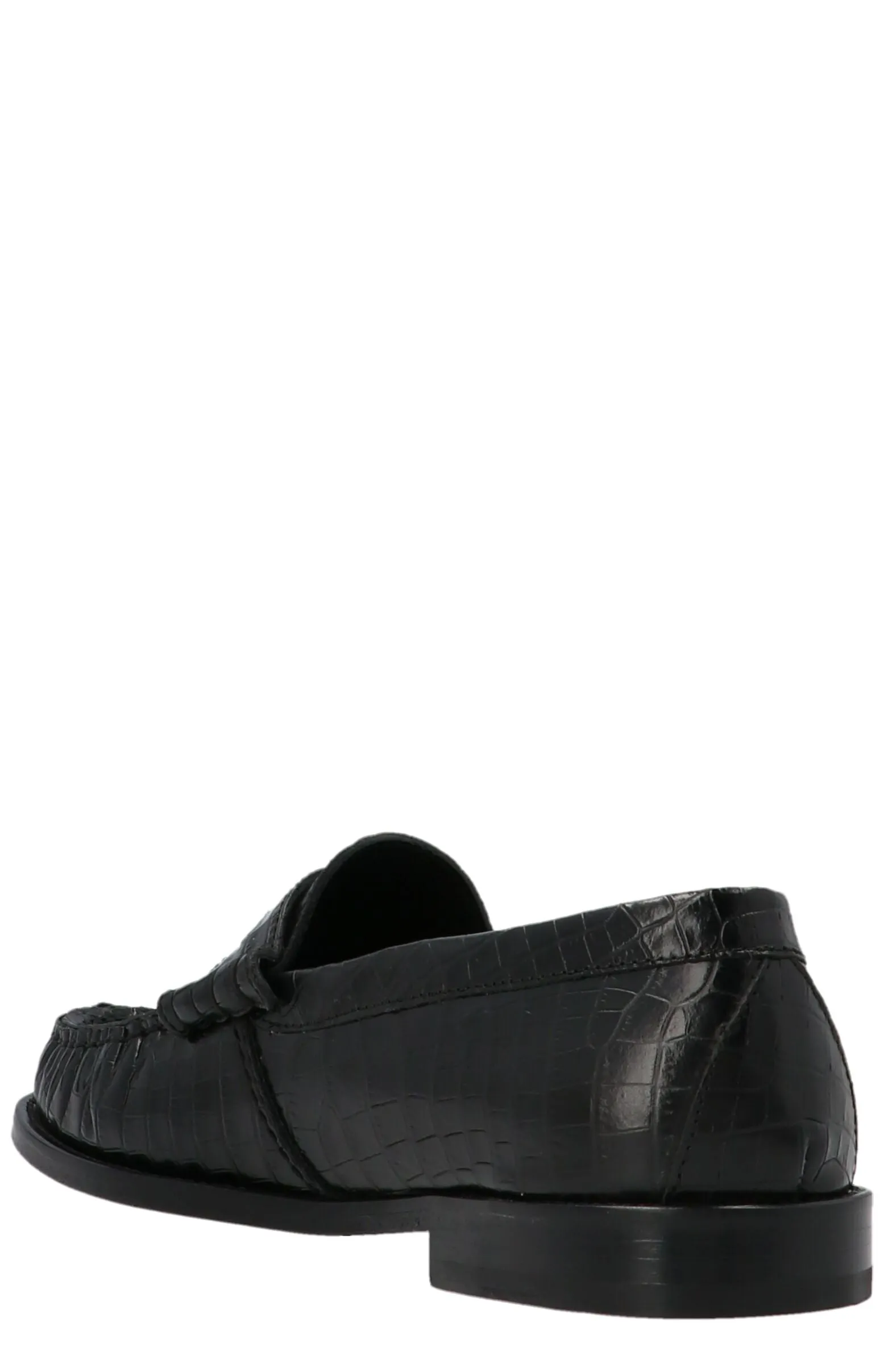 Rhude Embossed Almond-Toe Loafers