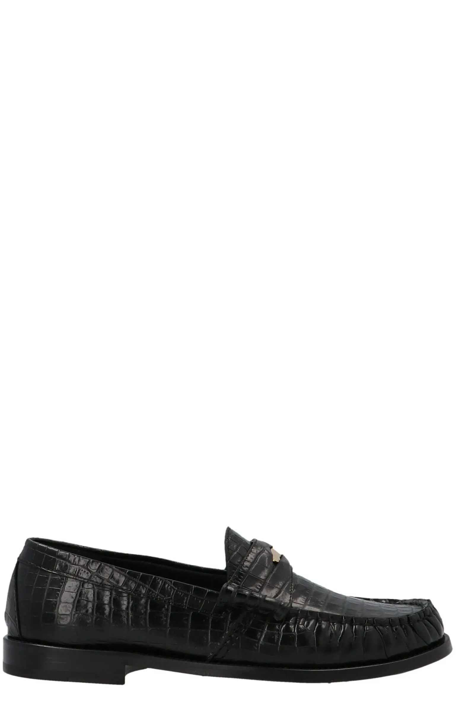 Rhude Embossed Almond-Toe Loafers