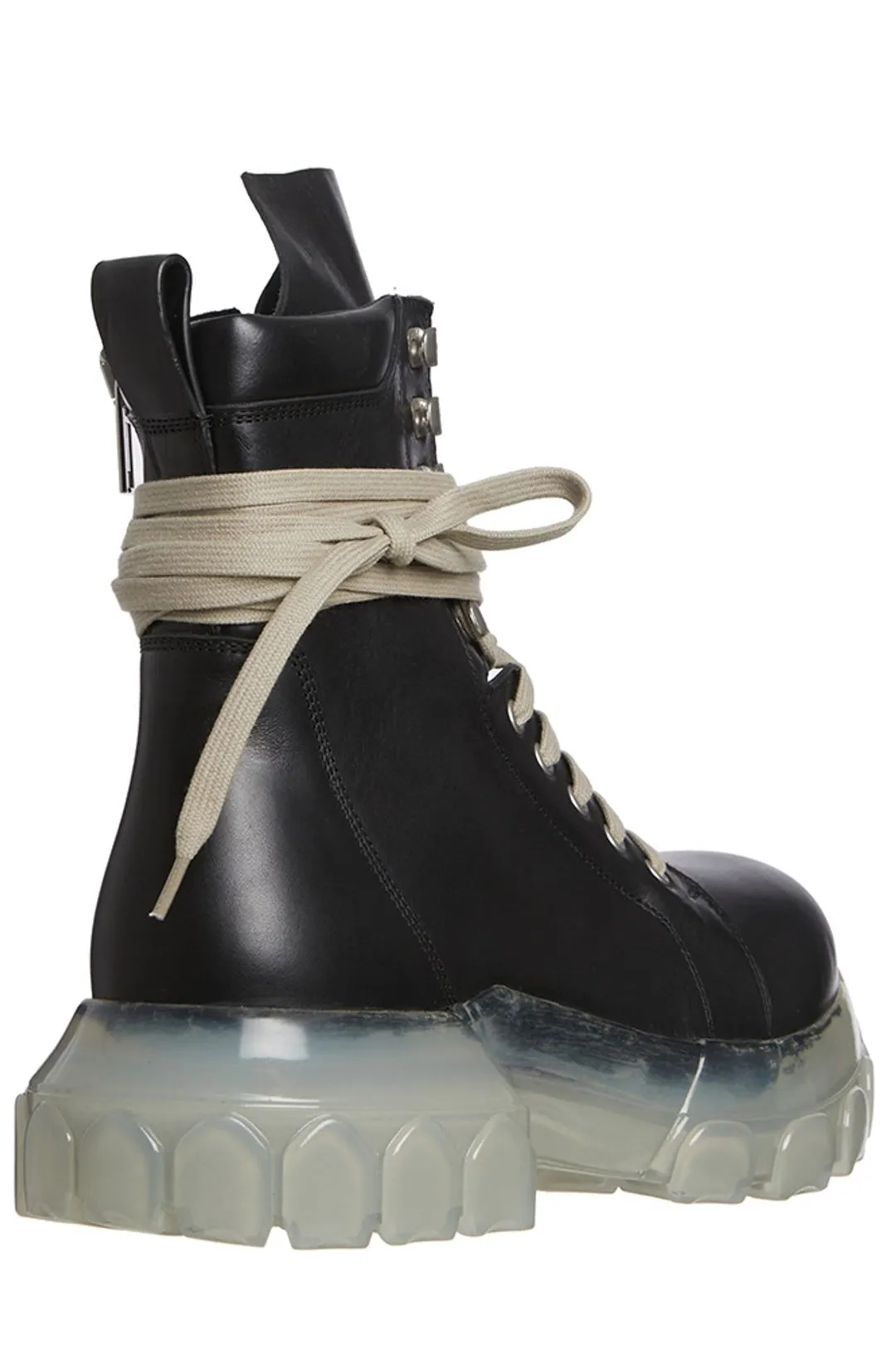 Rick Owens Lace-Up Combat Boots