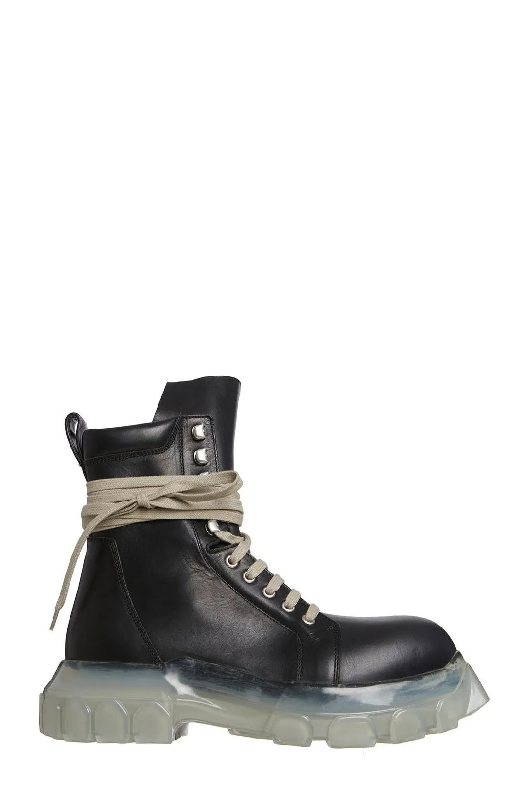 Rick Owens Lace-Up Combat Boots