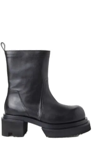 Rick Owens Tread Round toe Ankle Boots