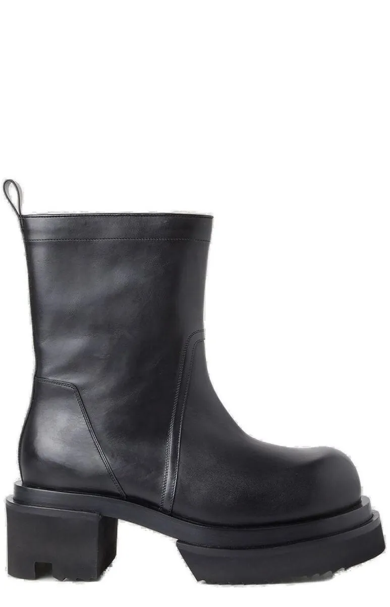 Rick Owens Tread Round toe Ankle Boots
