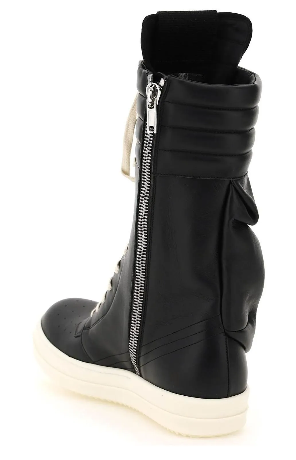 Rick Owens Zipped Cargo Basket Boots