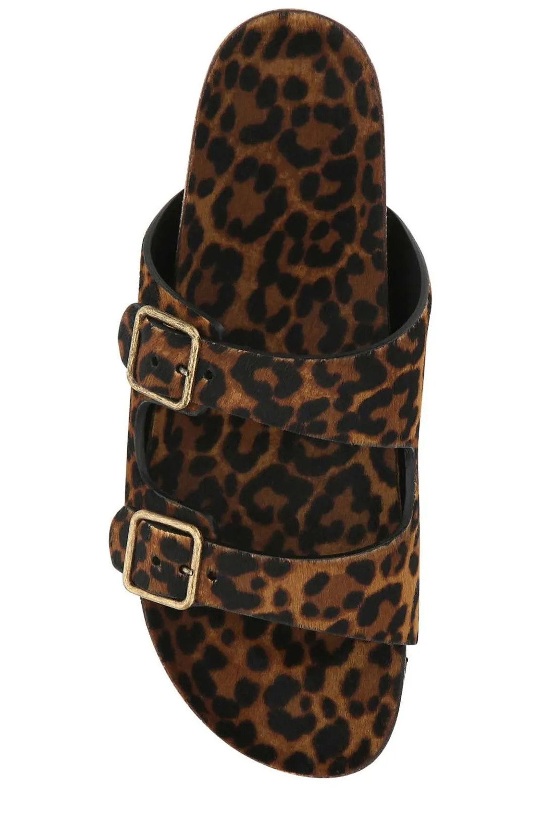 Saint Laurent Leopard Print Sandals