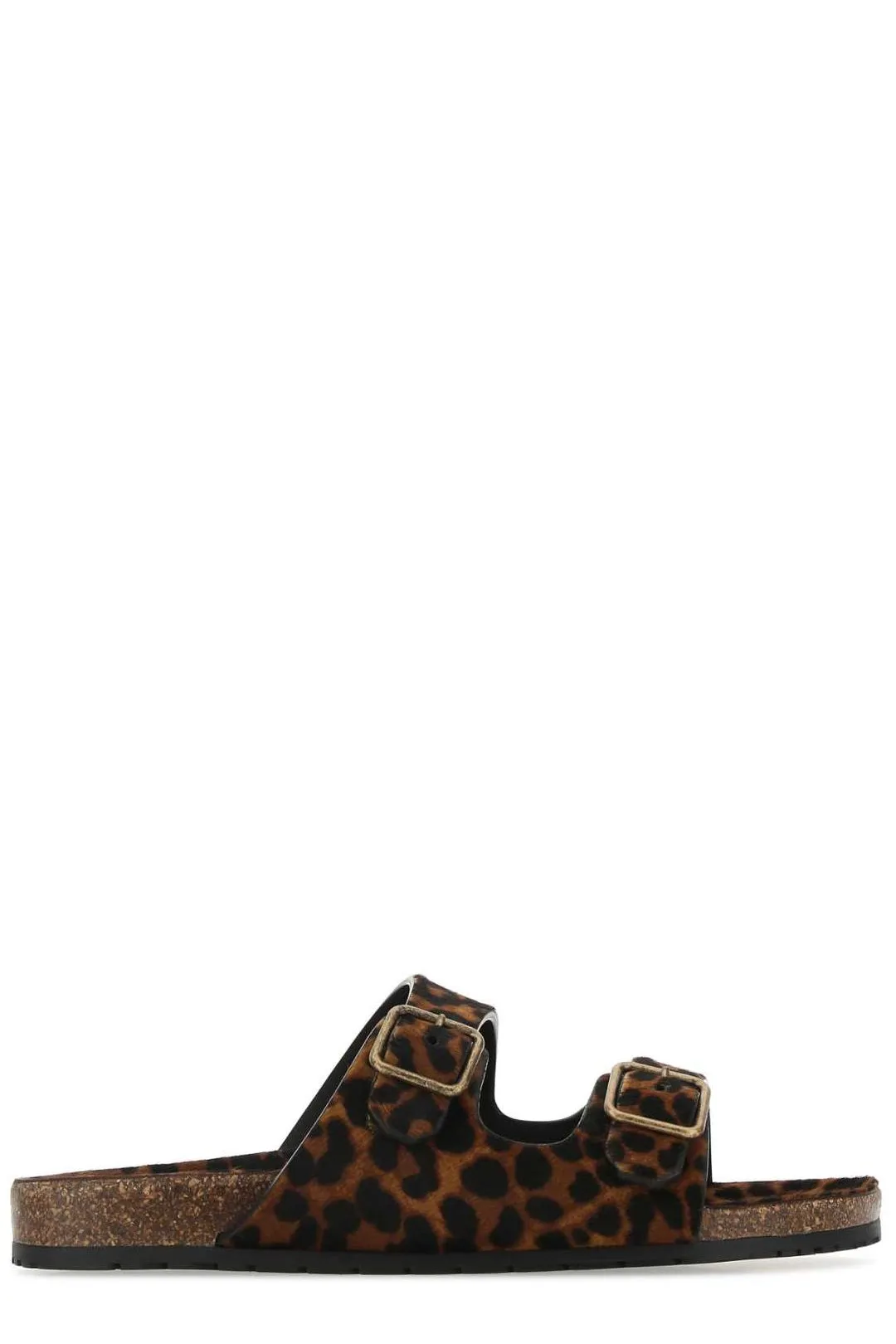 Saint Laurent Leopard Print Sandals