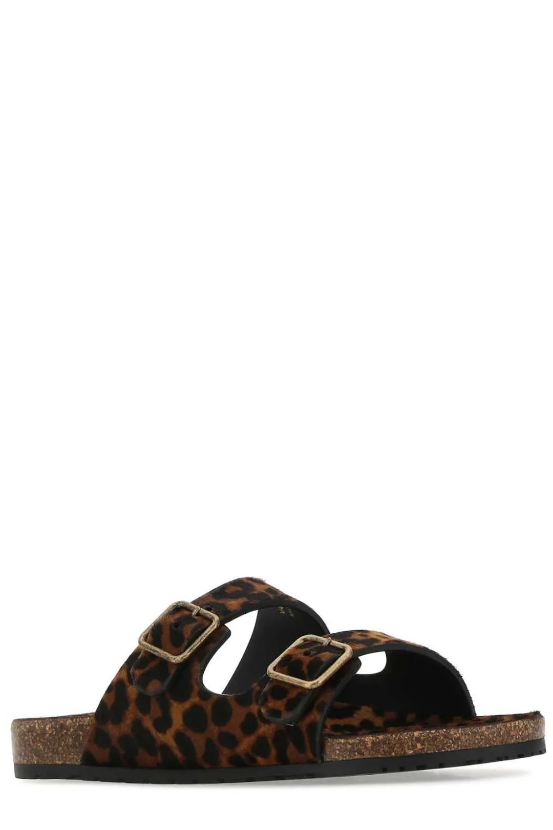 Saint Laurent Leopard Print Sandals