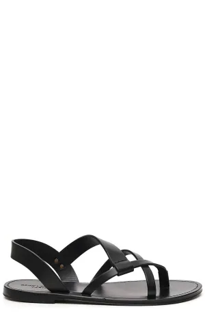 Saint Laurent Matt Flat Sandals