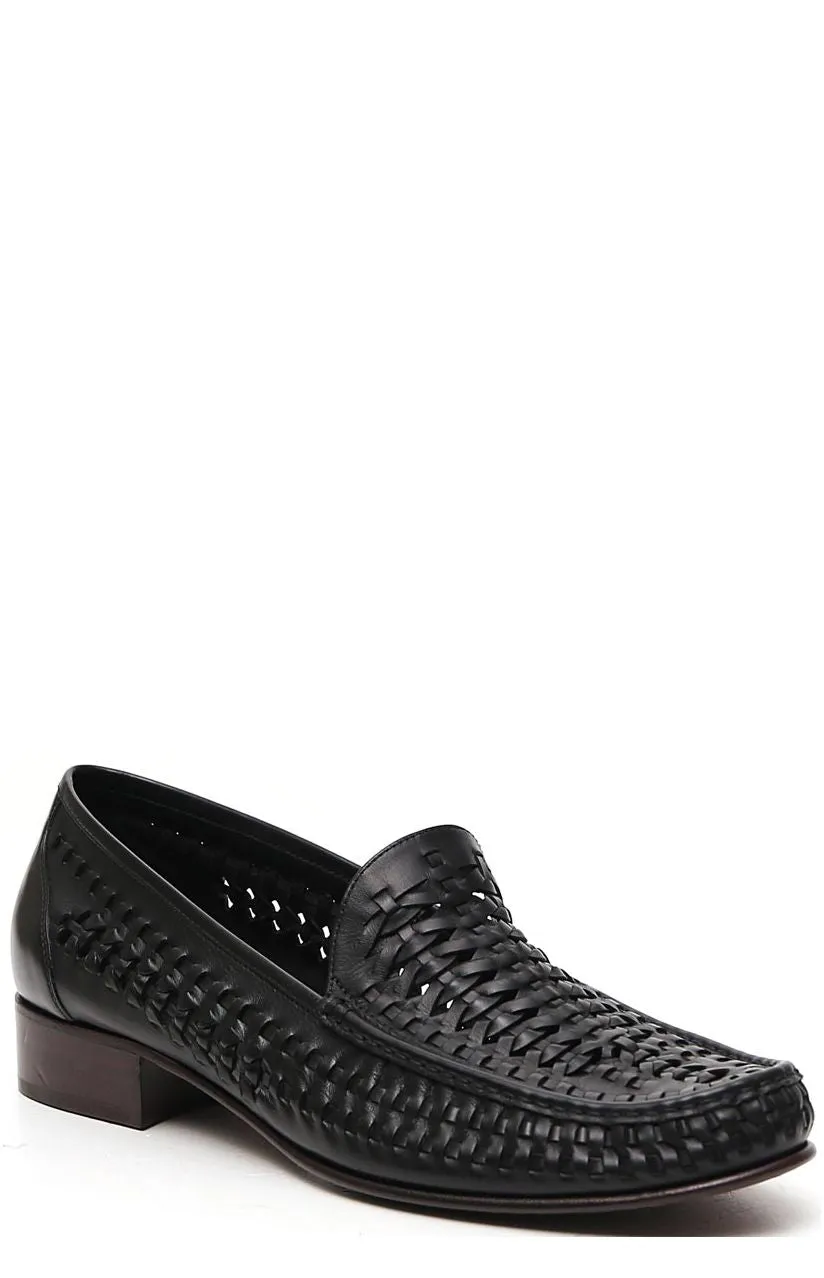 Saint Laurent Swann Braided Loafers
