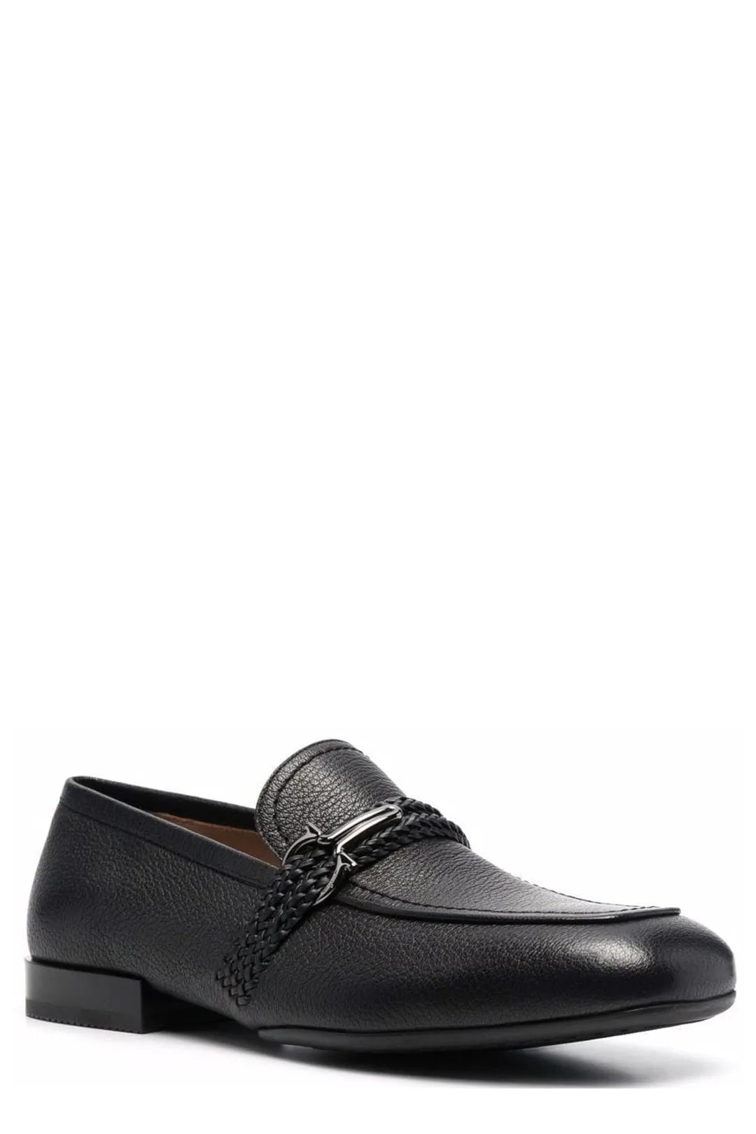 Salvatore Ferragamo Gancini Braid Detailed Loafers