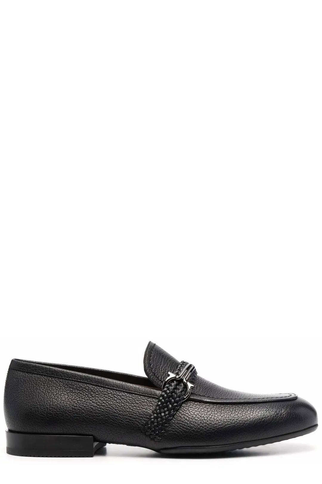 Salvatore Ferragamo Gancini Braid Detailed Loafers