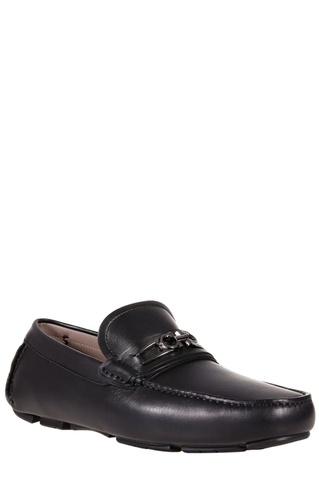 Salvatore Ferragamo Gancini Logo-Plaque Loafers