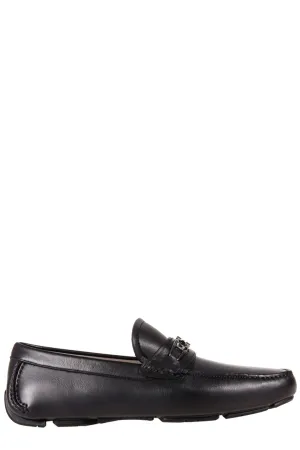 Salvatore Ferragamo Gancini Logo-Plaque Loafers