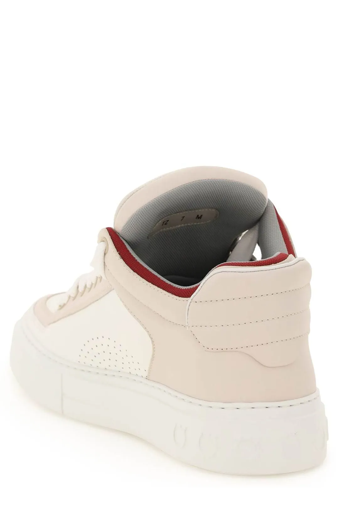 Salvatore Ferragamo Gancini Mid Top Sneakers
