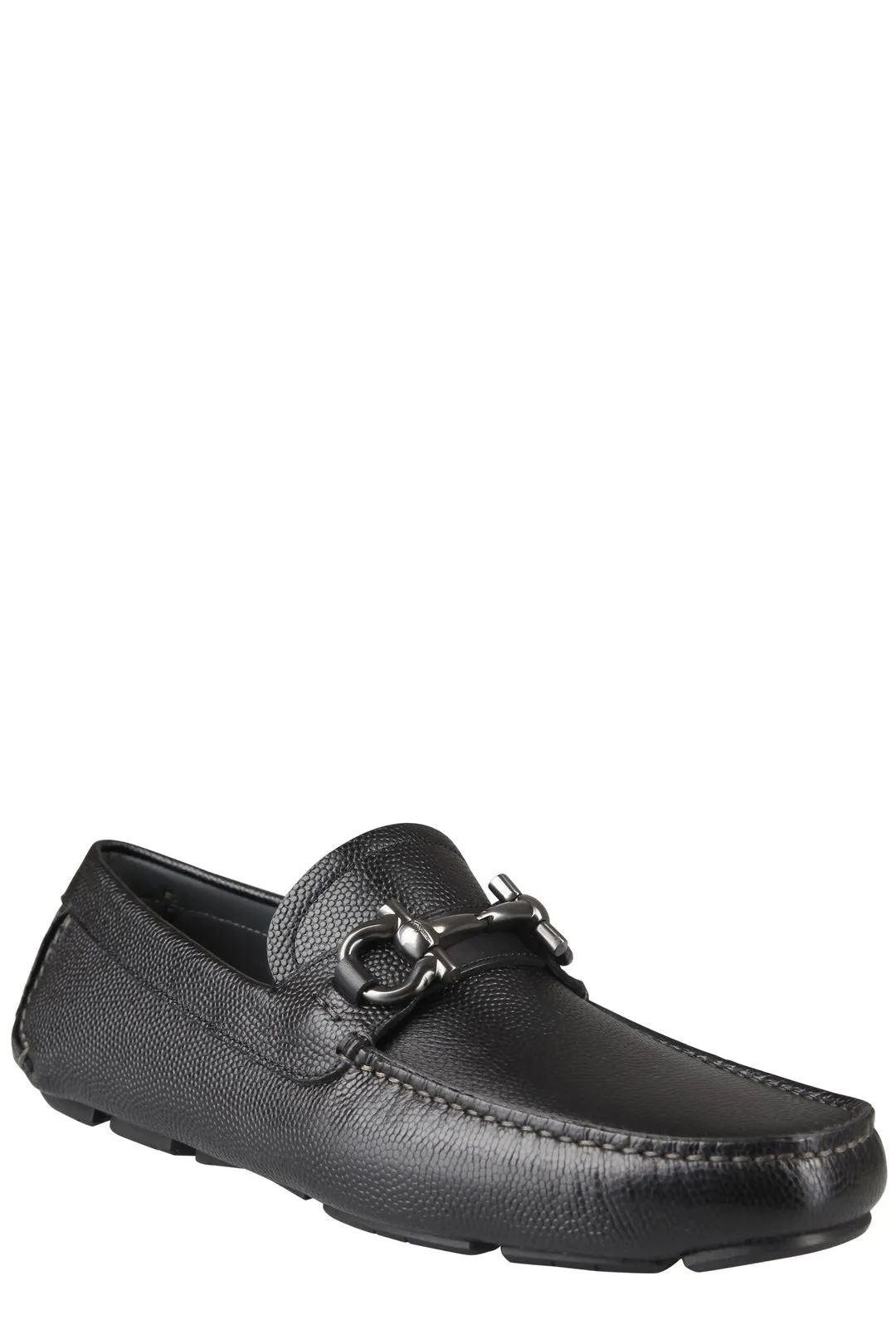 Salvatore Ferragamo Gancini Ornament Driving Loafers