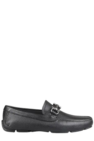 Salvatore Ferragamo Gancini Ornament Driving Loafers