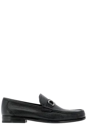 Salvatore Ferragamo Gancini Ornament Moccasins