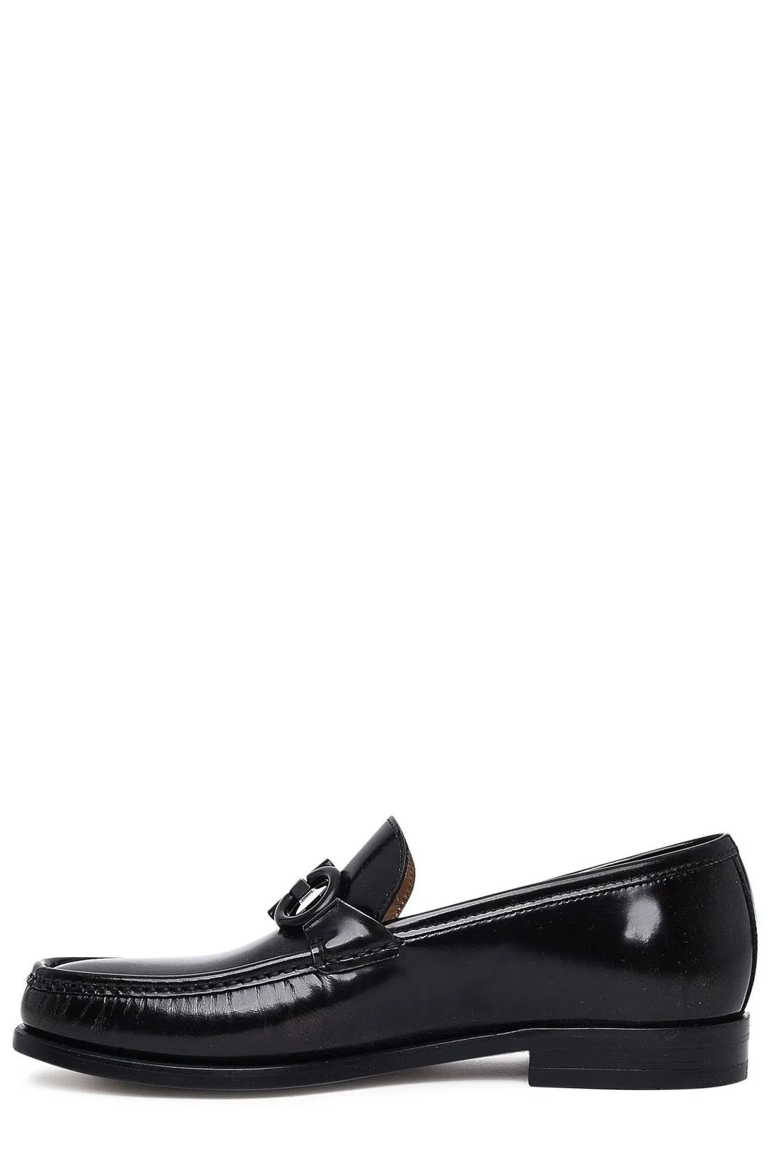 Salvatore Ferragamo Gancini Plaque Embellished Loafers