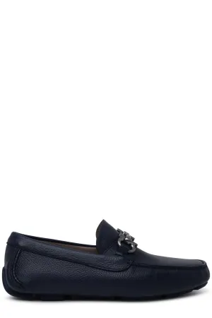 Salvatore Ferragamo Gancini Plaque Loafers