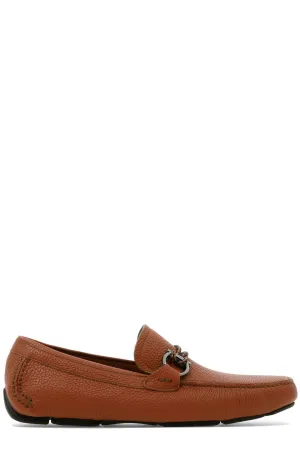 Salvatore Ferragamo Gancini Plaque Loafers