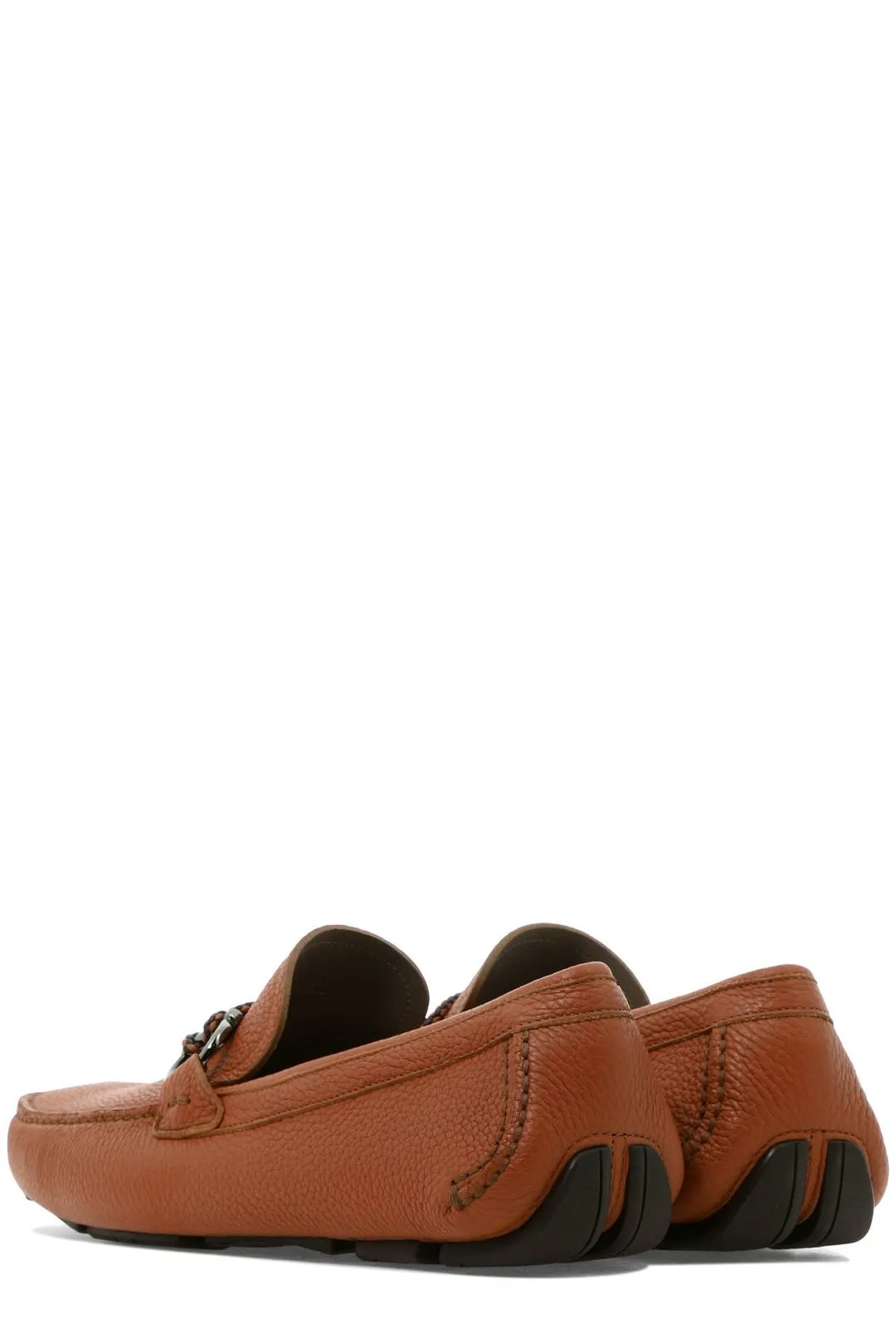 Salvatore Ferragamo Gancini Plaque Loafers