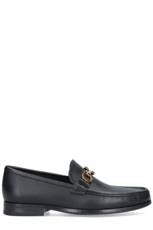 Salvatore Ferragamo Gancini Reversible Ornament Moccasins