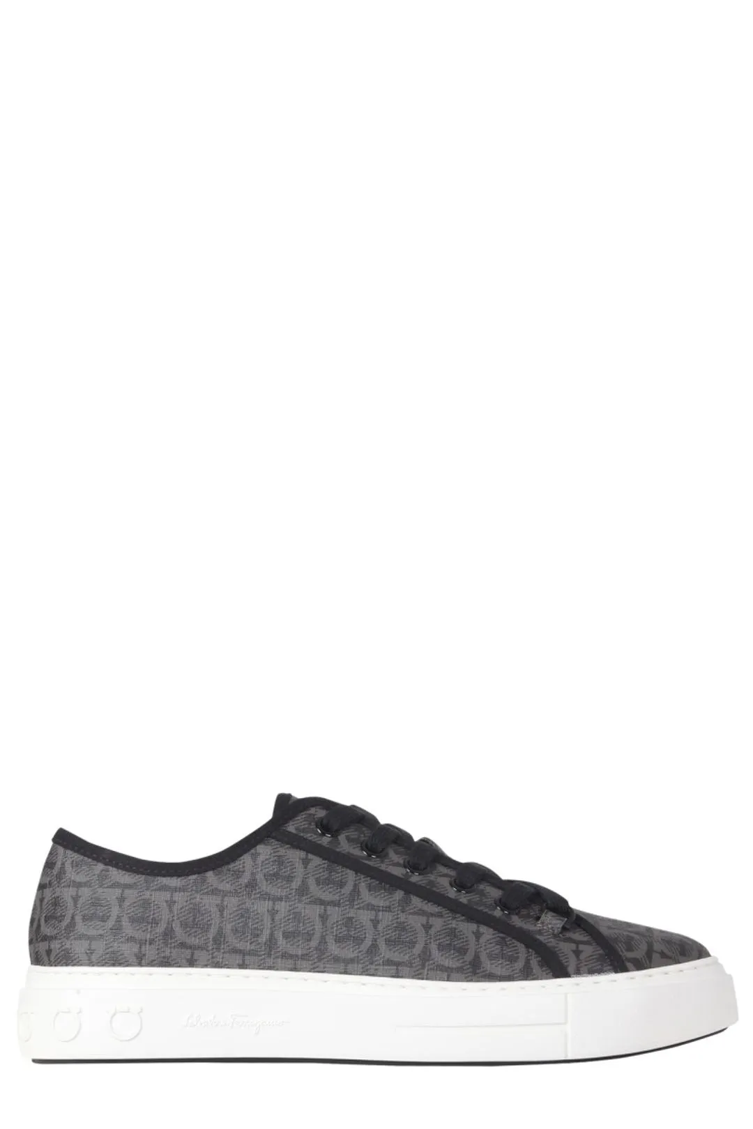 Salvatore Ferragamo Logo Embossed Low Top Sneakers