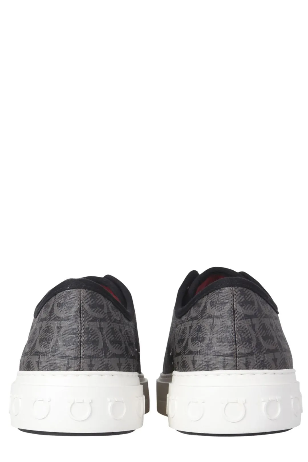 Salvatore Ferragamo Logo Embossed Low Top Sneakers