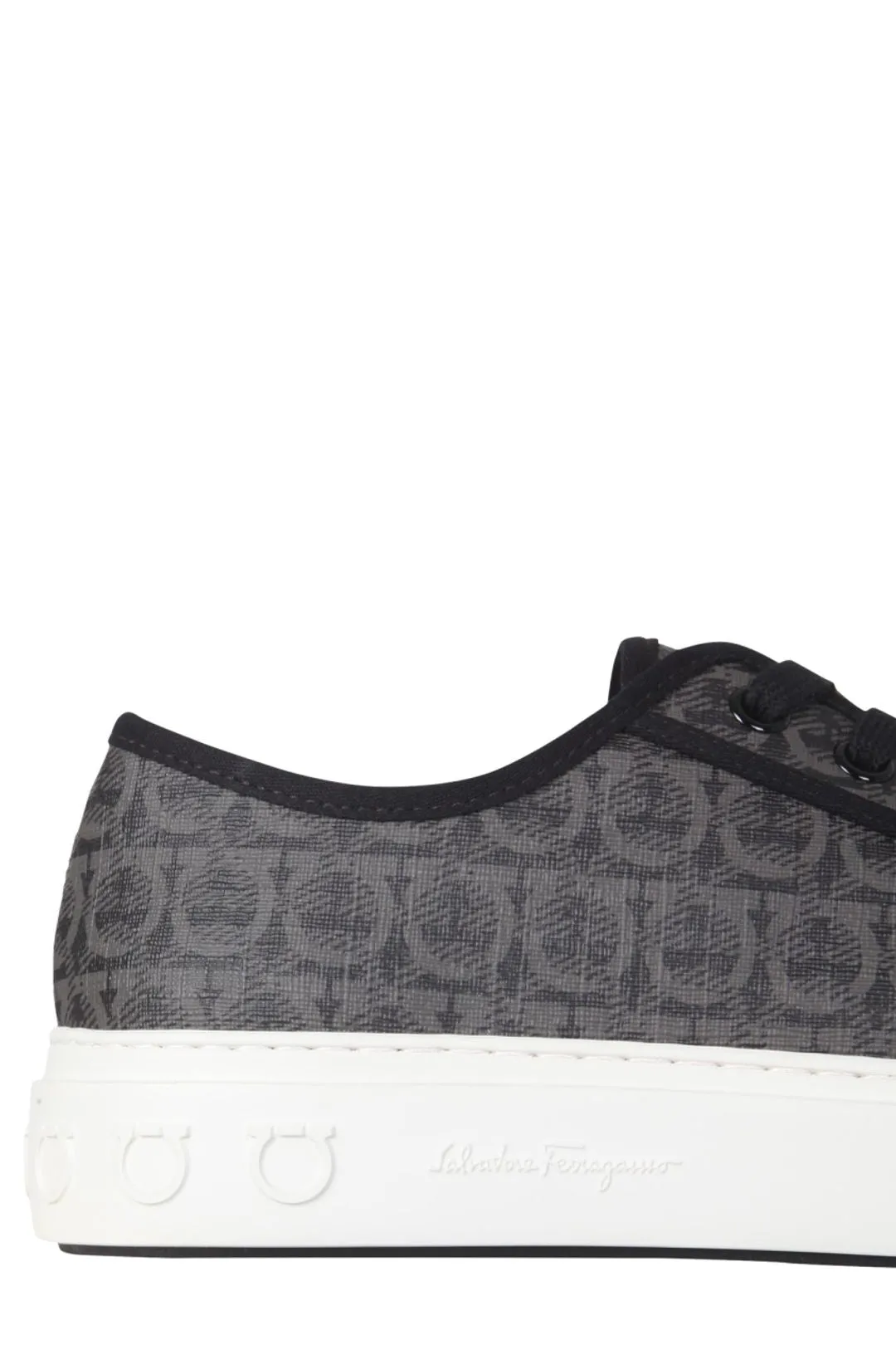 Salvatore Ferragamo Logo Embossed Low Top Sneakers