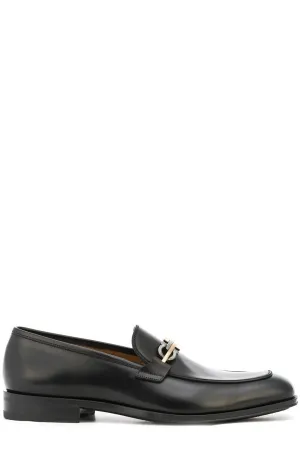 Salvatore Ferragamo Logo Plaque Loafers