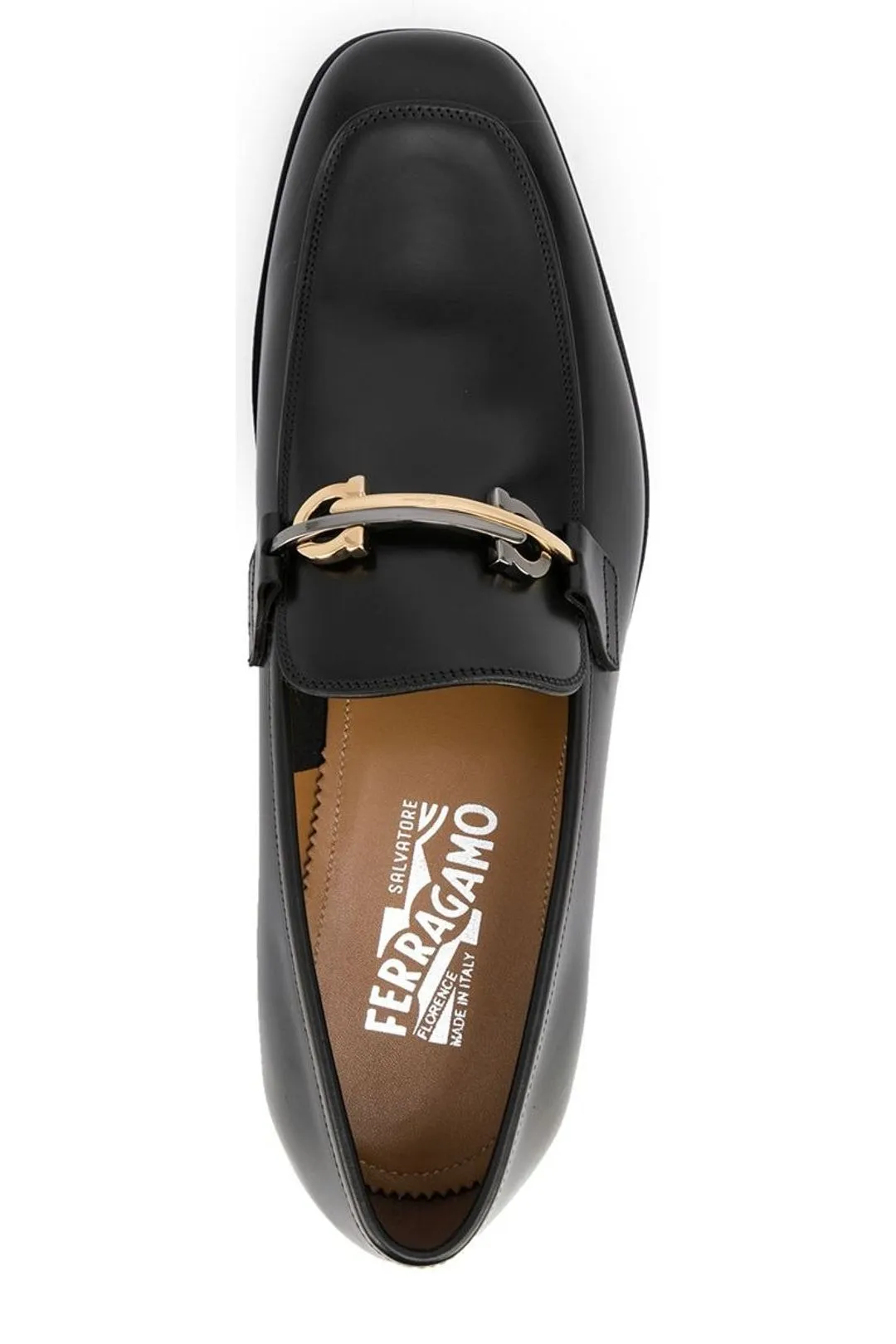 Salvatore Ferragamo Logo Plaque Loafers