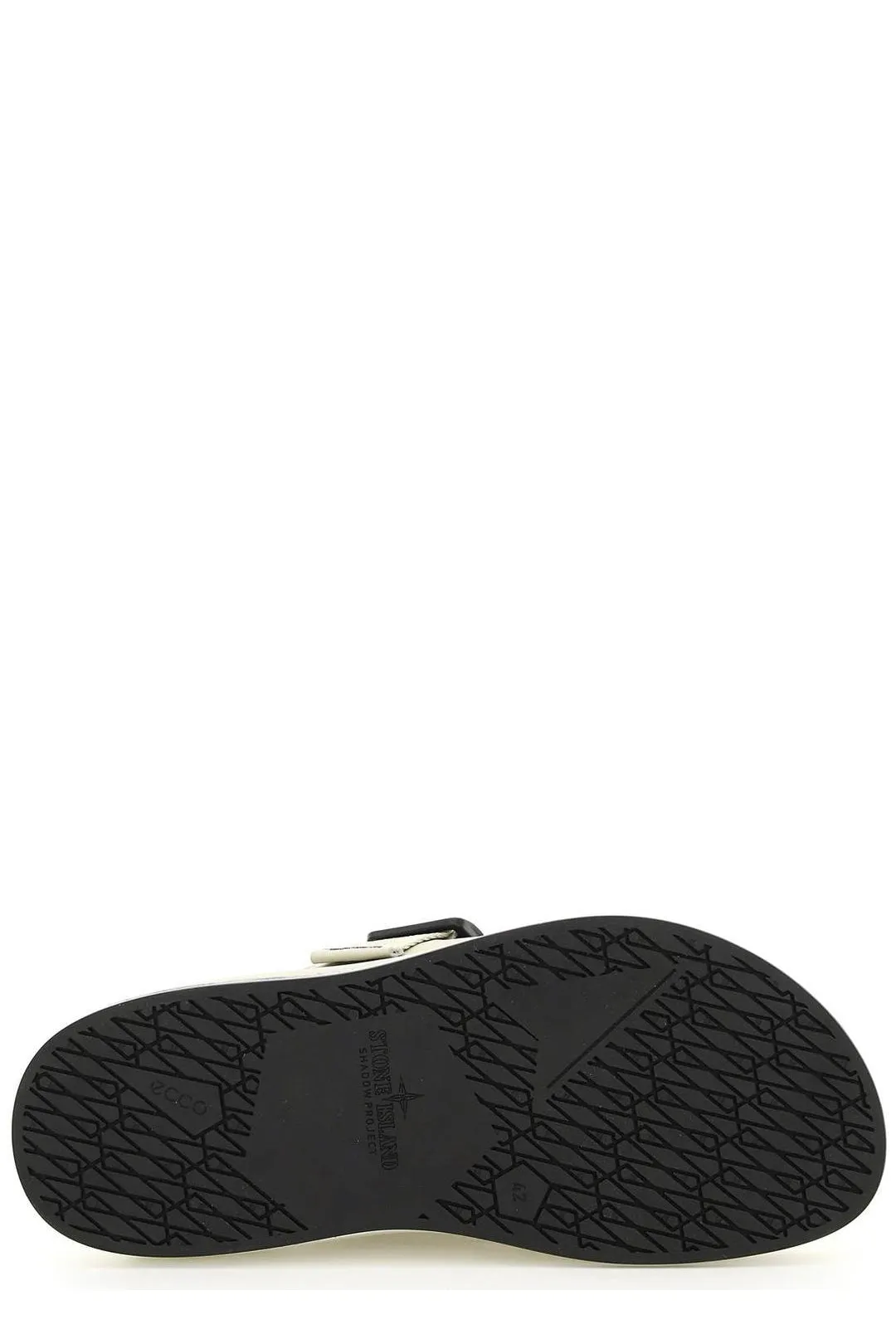 Stone Island Shadow Project Logo Detailed Buckled Sandals