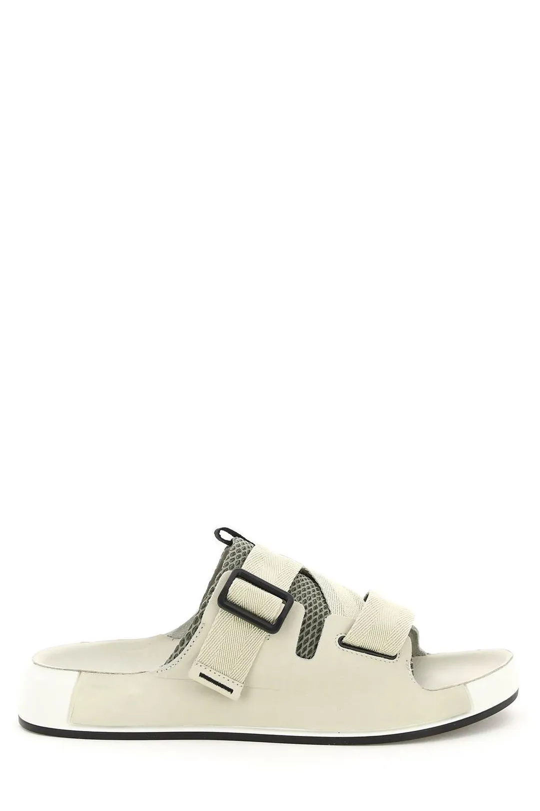 Stone Island Shadow Project Logo Detailed Buckled Sandals