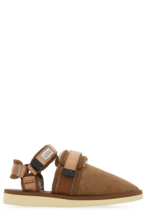 Suicoke Double Strapped Shearling Sandals