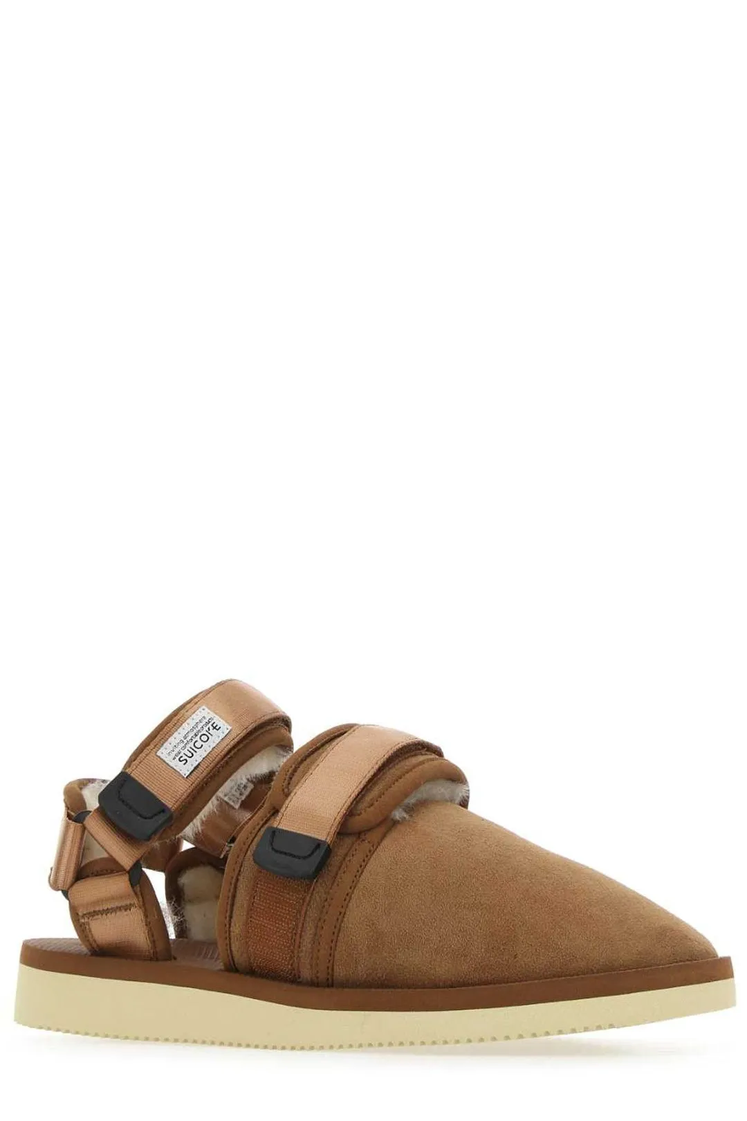Suicoke Double Strapped Shearling Sandals