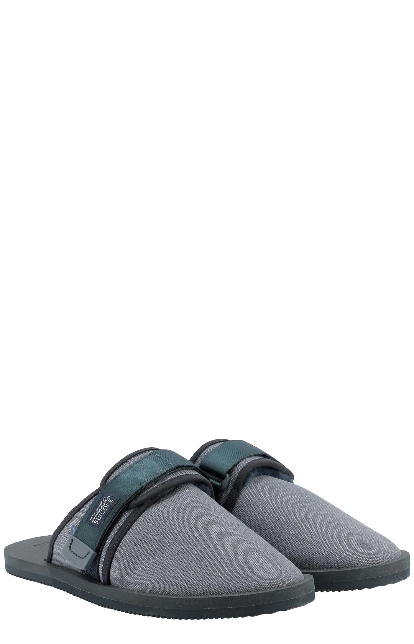Suicoke Logo Patch Flat Slippers