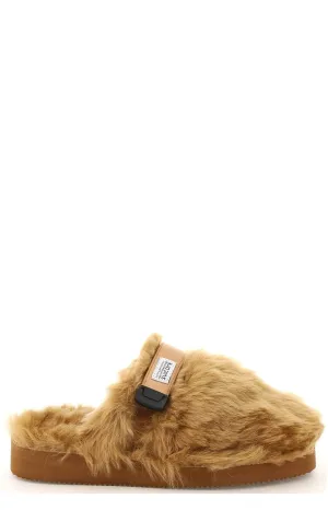 Suicoke Zavo Zeu Logo Patch Flat Slippers