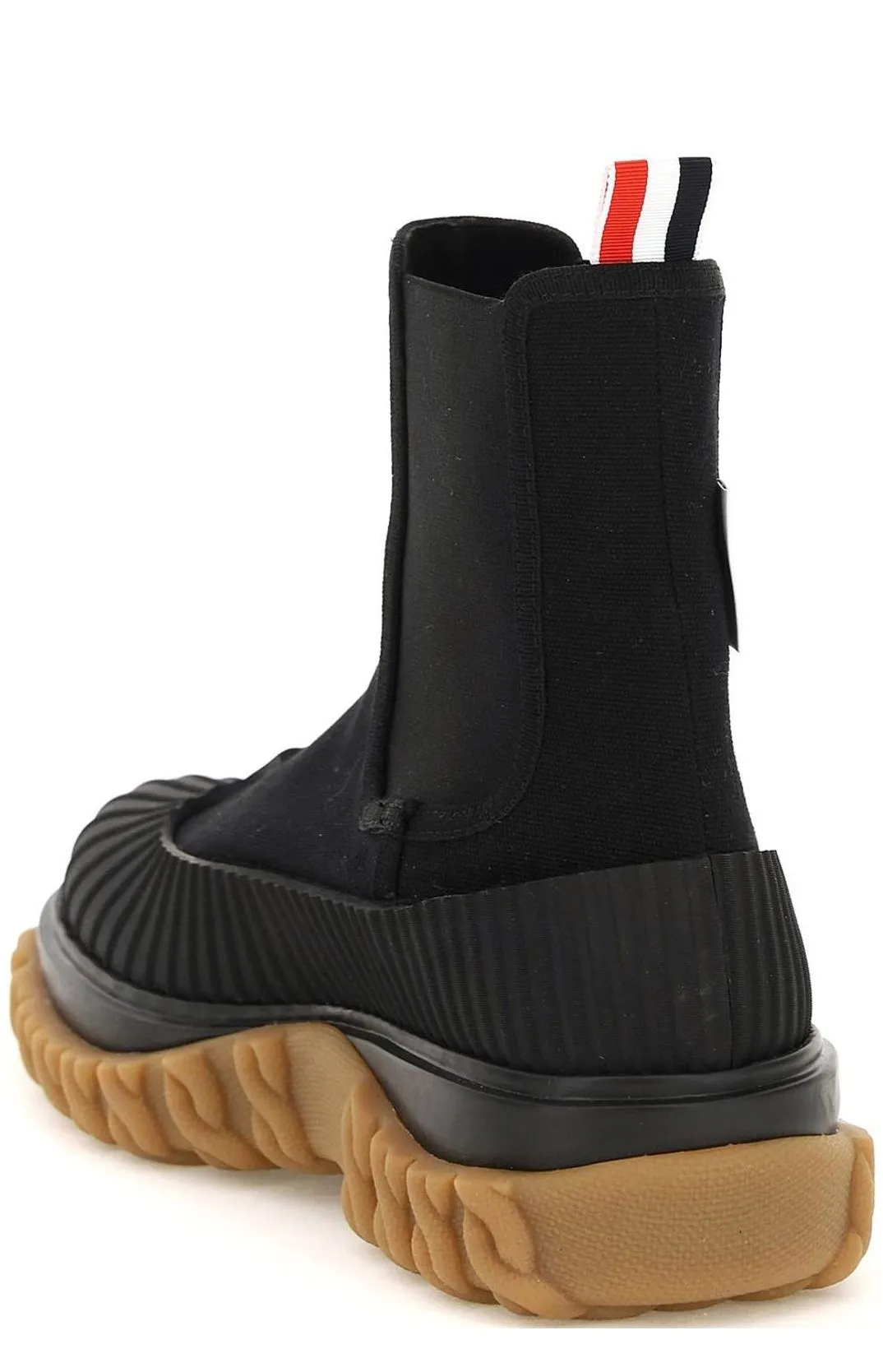 Thom Browne RWB Stripe Detailed Chelsea Boots