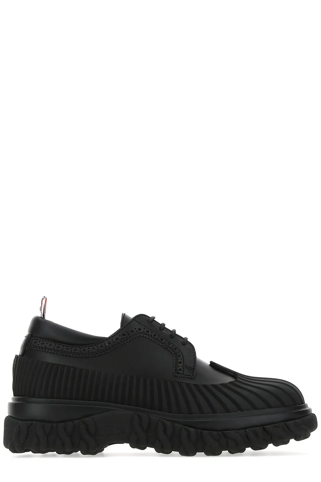 Thom Browne Stripe Detail Brogues Lace-Up Shoes