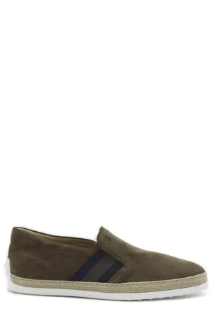 Tod's Almond-Toe Slip-On Espadrilles