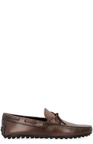 Tod's City Gommino Bow Embellished Loafers