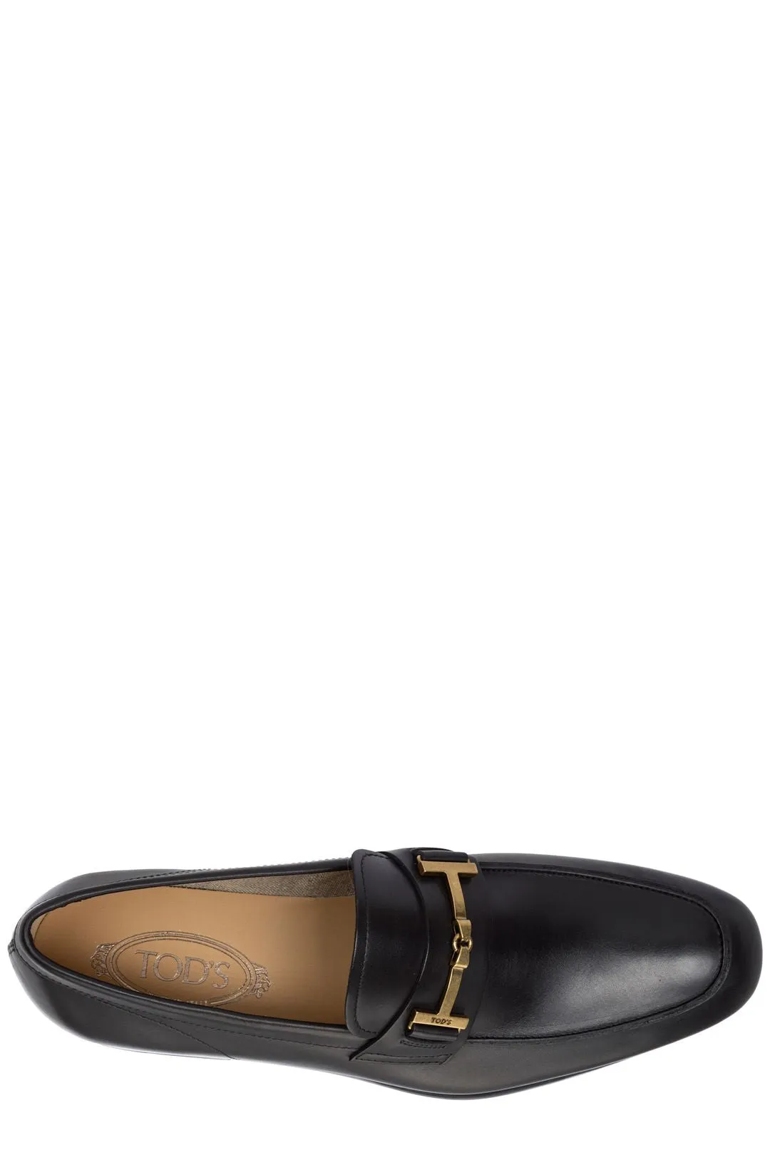 Tod's Double T Logo Plaque Loafers