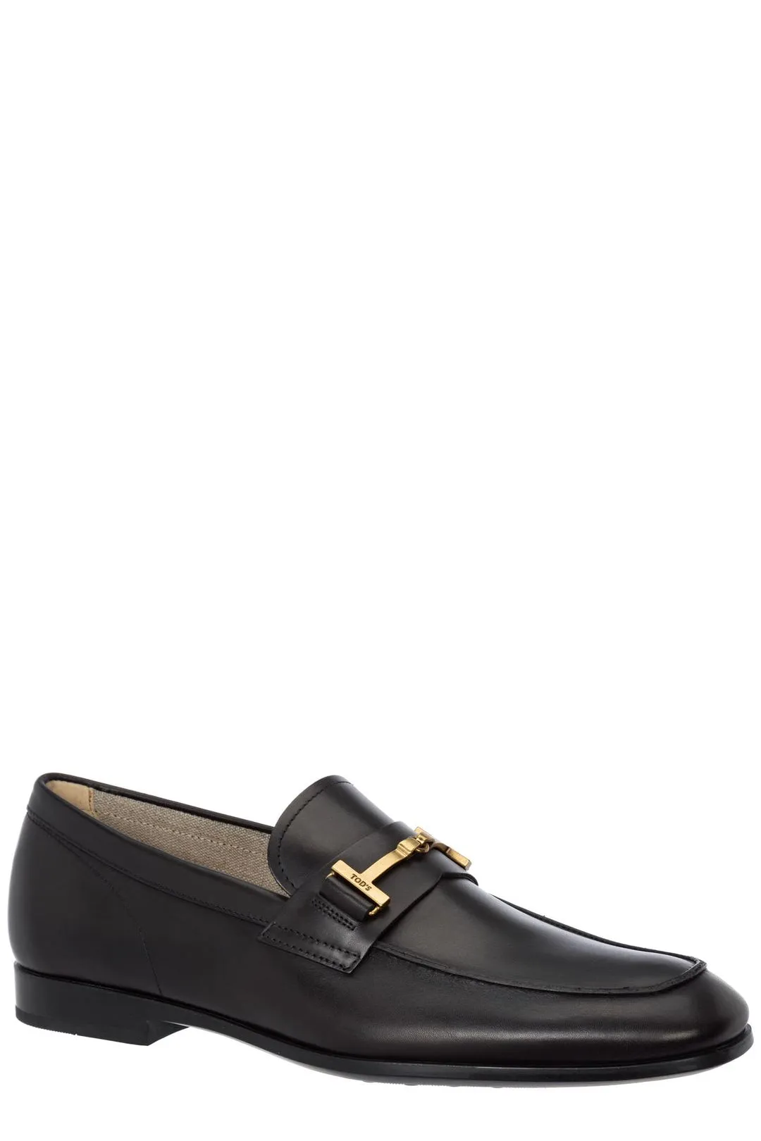 Tod's Double T Logo Plaque Loafers