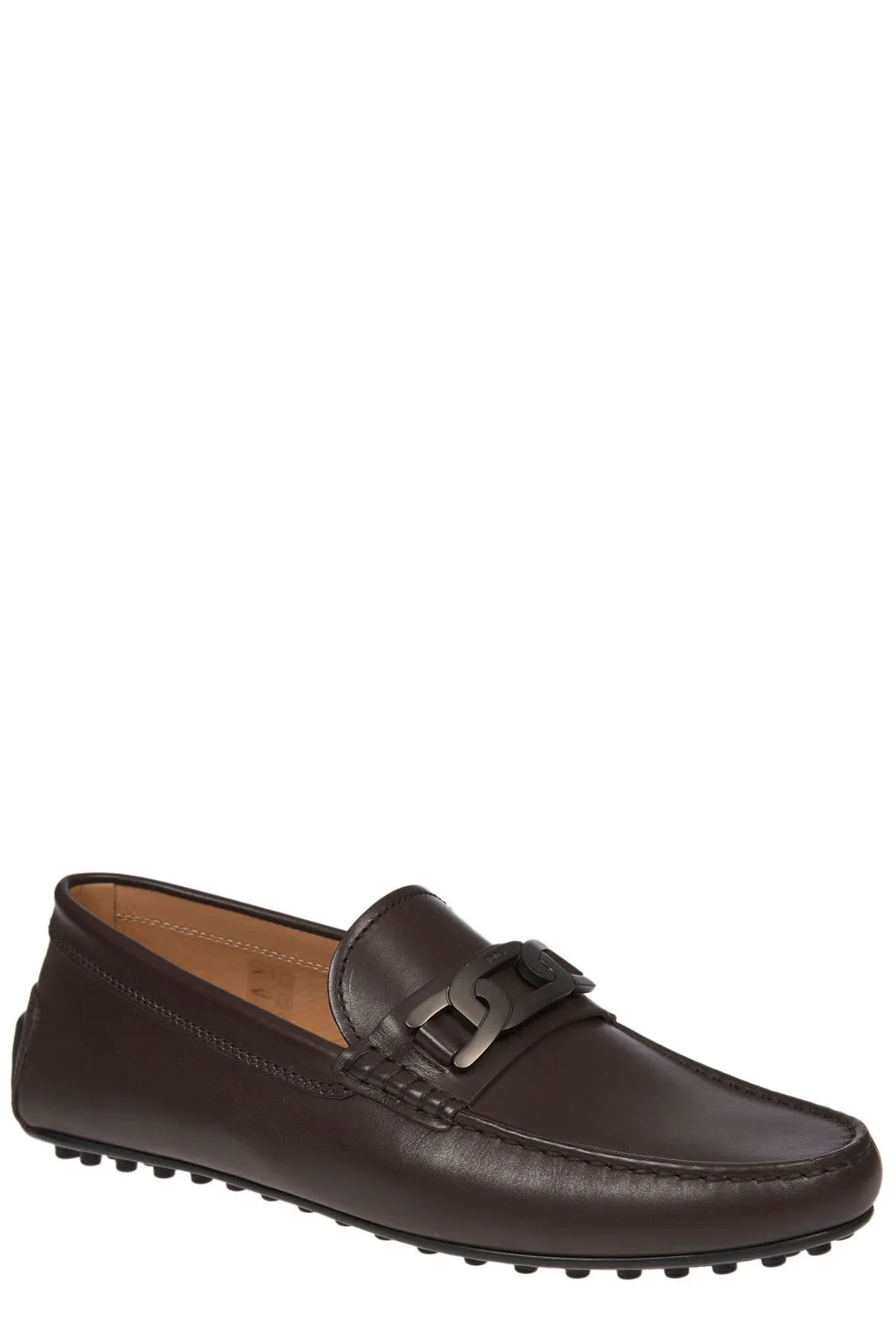 Tod's Gommino Chain Plaque Loafers