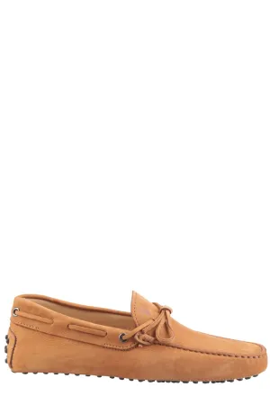 Tod's Round Toe Slip-On Loafers