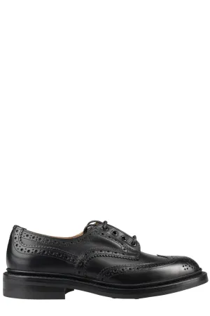 Tricker's Detailed Lace-Up Loafers