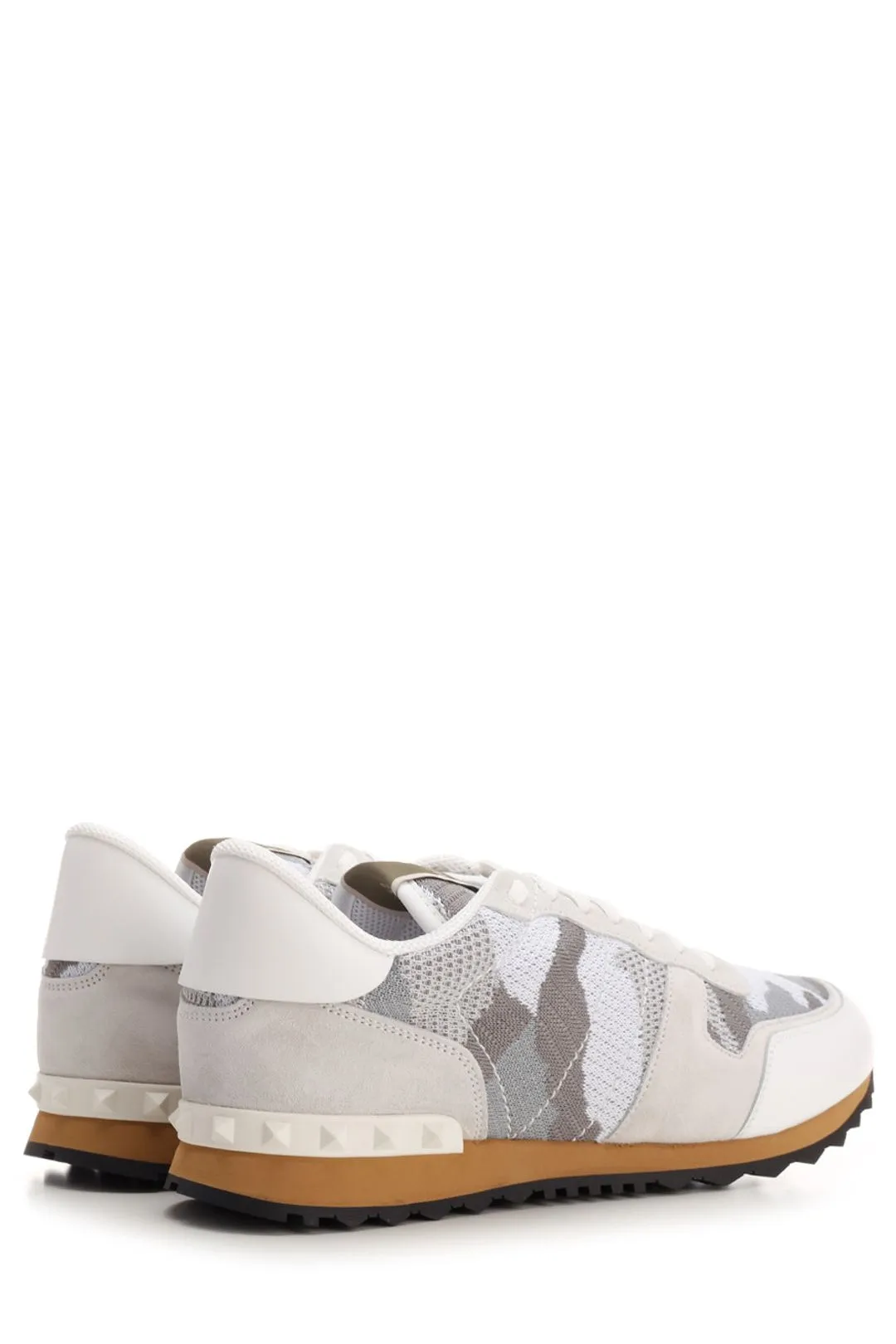 Valentino Garavani Camouflage Lace-Up Sneakers