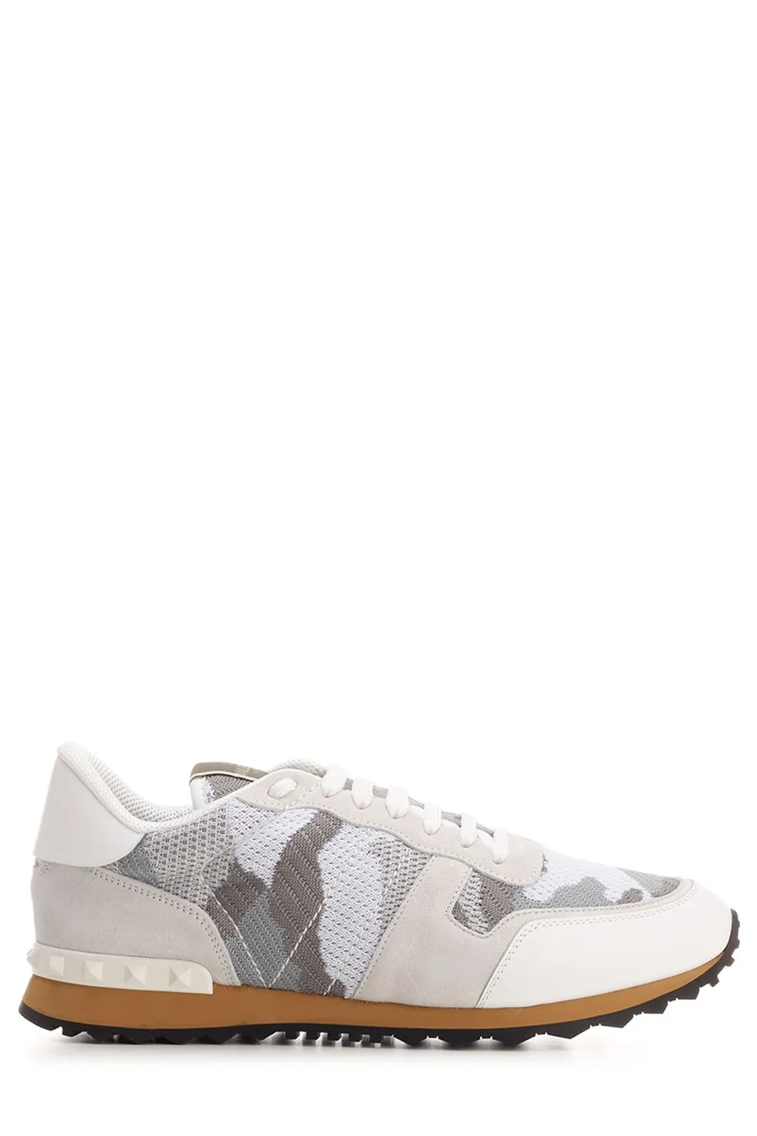 Valentino Garavani Camouflage Lace-Up Sneakers