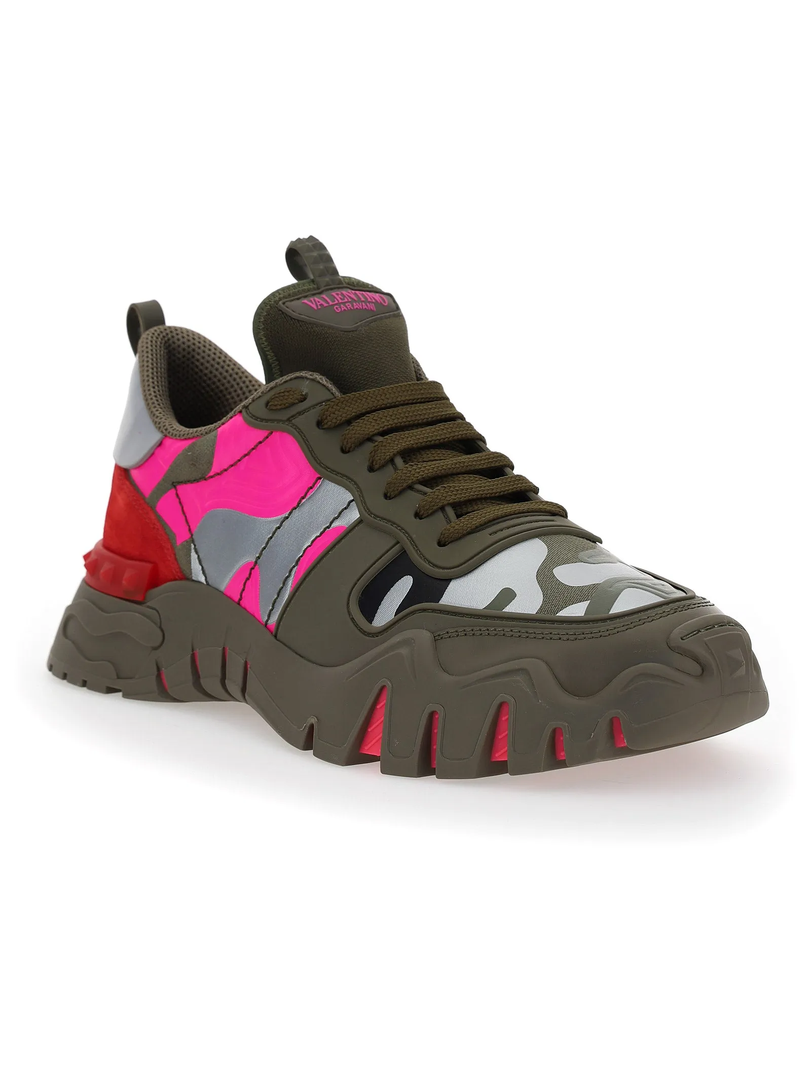 Valentino Garavani Camouflage Rockrunner Plus Sneakers