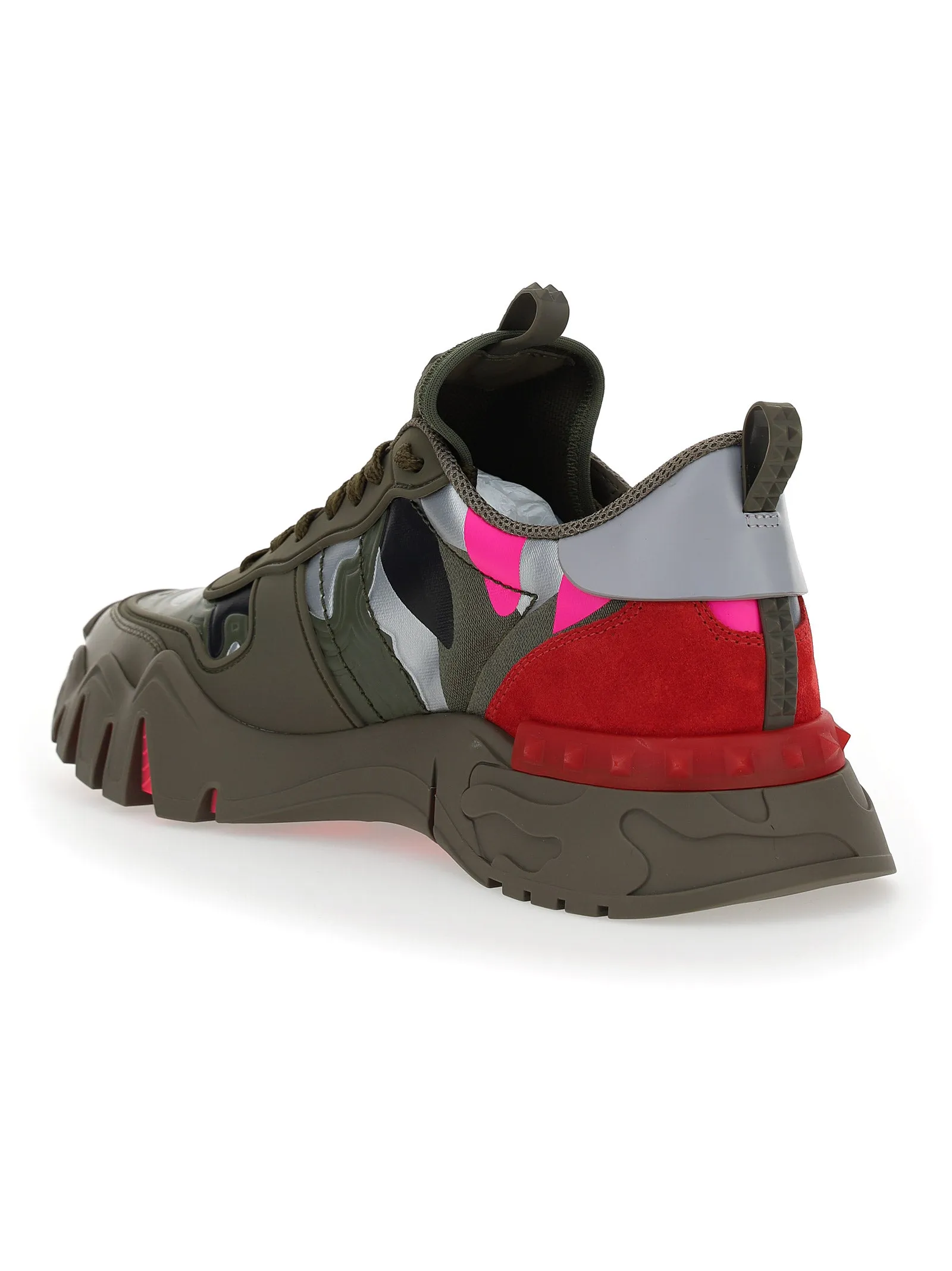 Valentino Garavani Camouflage Rockrunner Plus Sneakers